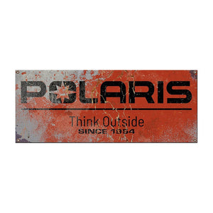 Polaris Polaris Steel Sign 14 x 36