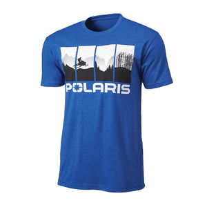 Men's 4-Scene Graphic T-Shirt with Polaris Logo