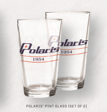 Load image into Gallery viewer, Polaris Retro Pint Glass with Polaris® Logo, Two Count
