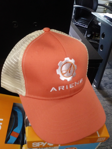 Ariens Eco Trucker Organic/Recycled Hat - Orange