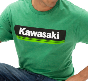 Kawasaki 3 Green Lines Tee