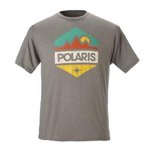 Polaris Men’s Short-Sleeve Hex Graphic Tee with Logo